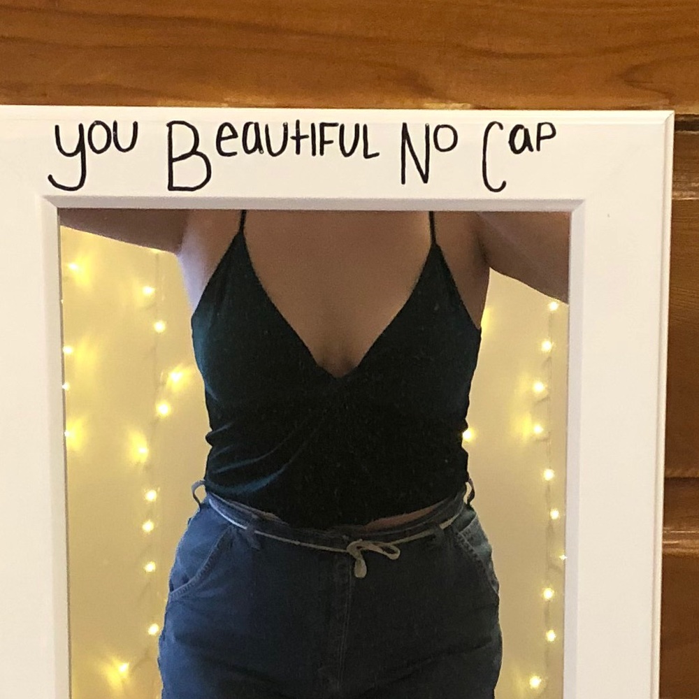 Emerald velvet top